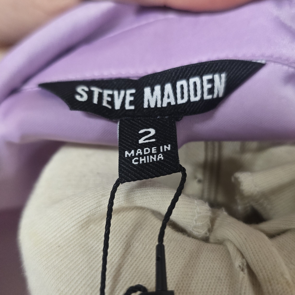 Steve Madden Lavender Midi Dress with Button Detail - Picture 4 of 4